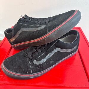 Vans custom low top black/black Size 12